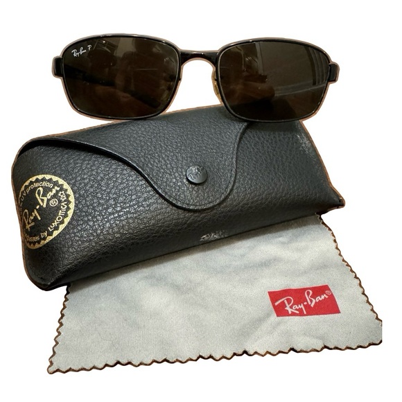 Unisex Ray-Ban Polarized Sunglasses RB 3413 - Picture 1 of 9